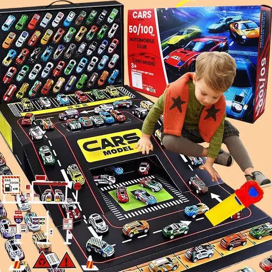 100 Car Model Play Set | Hot Wheel Cars Included