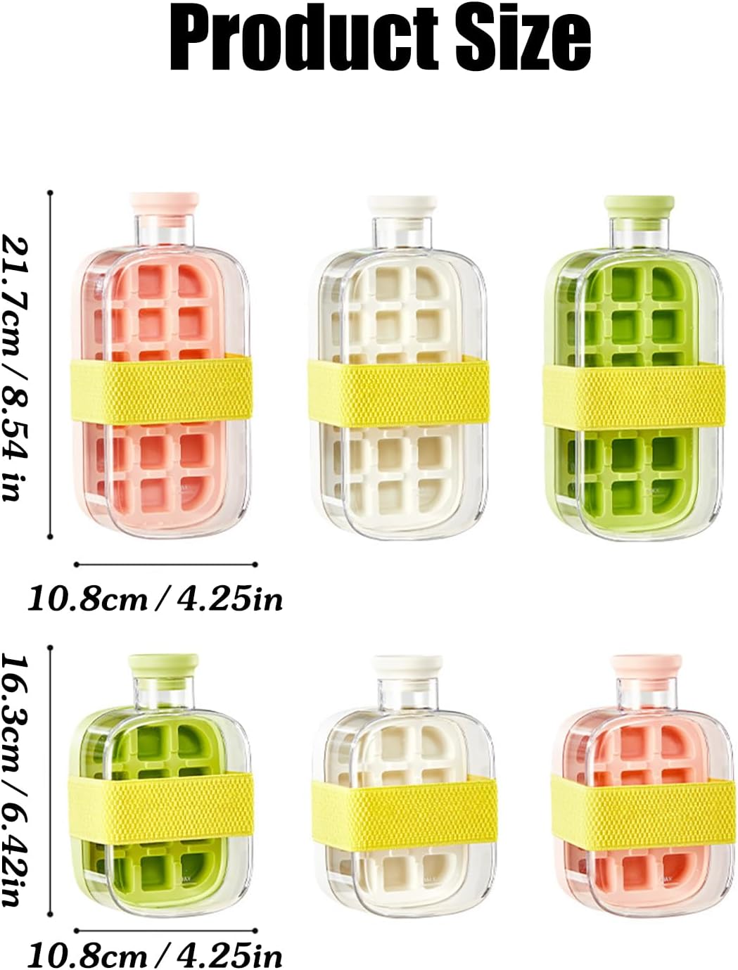 2-in-1 Ice Cube Bottle with Straw | Perfect For Summer | Buy 1 Get 1 FREE