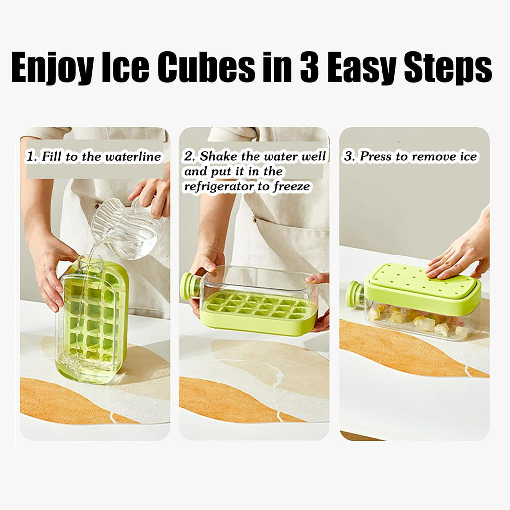 2-in-1 Ice Cube Bottle with Straw | Perfect For Summer | Buy 1 Get 1 FREE