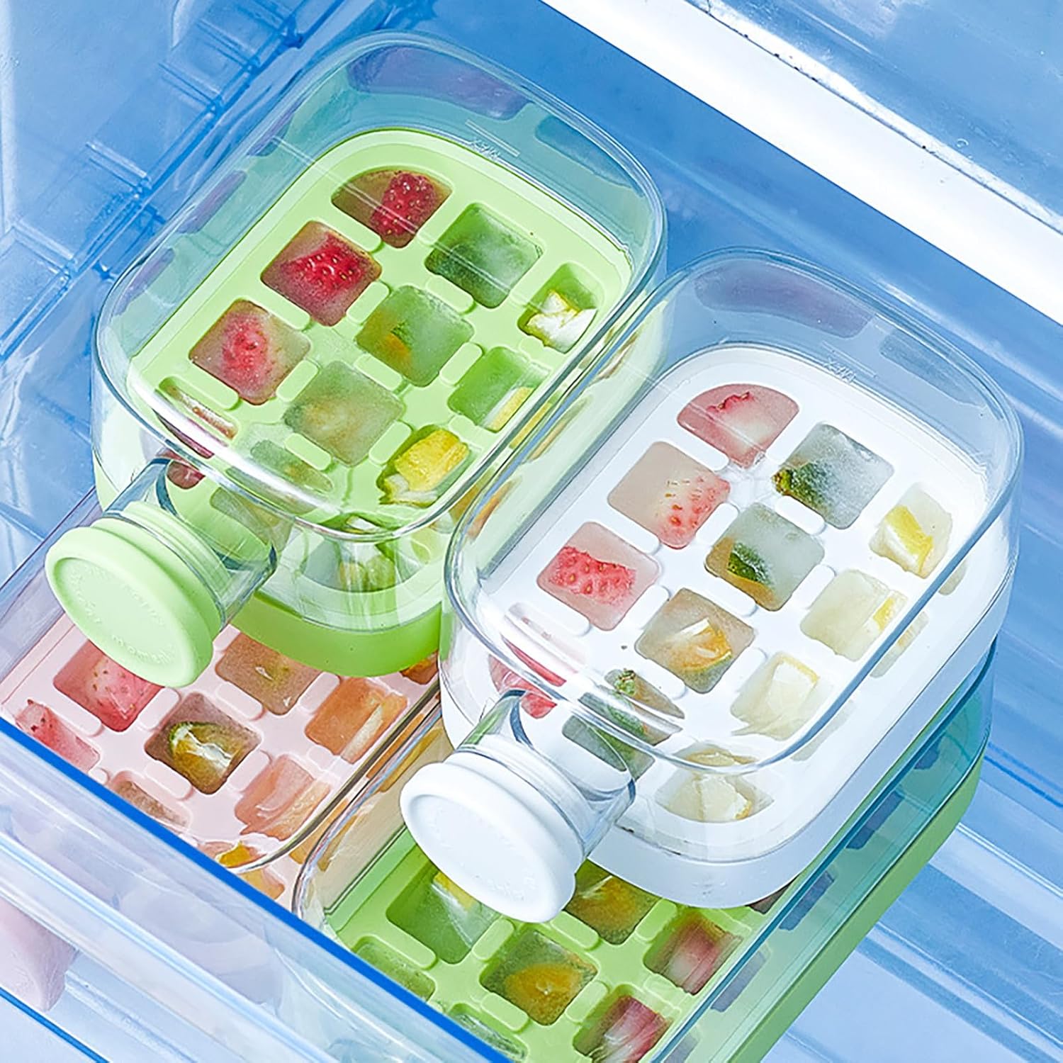 2-in-1 Ice Cube Bottle with Straw | Perfect For Summer | Buy 1 Get 1 FREE