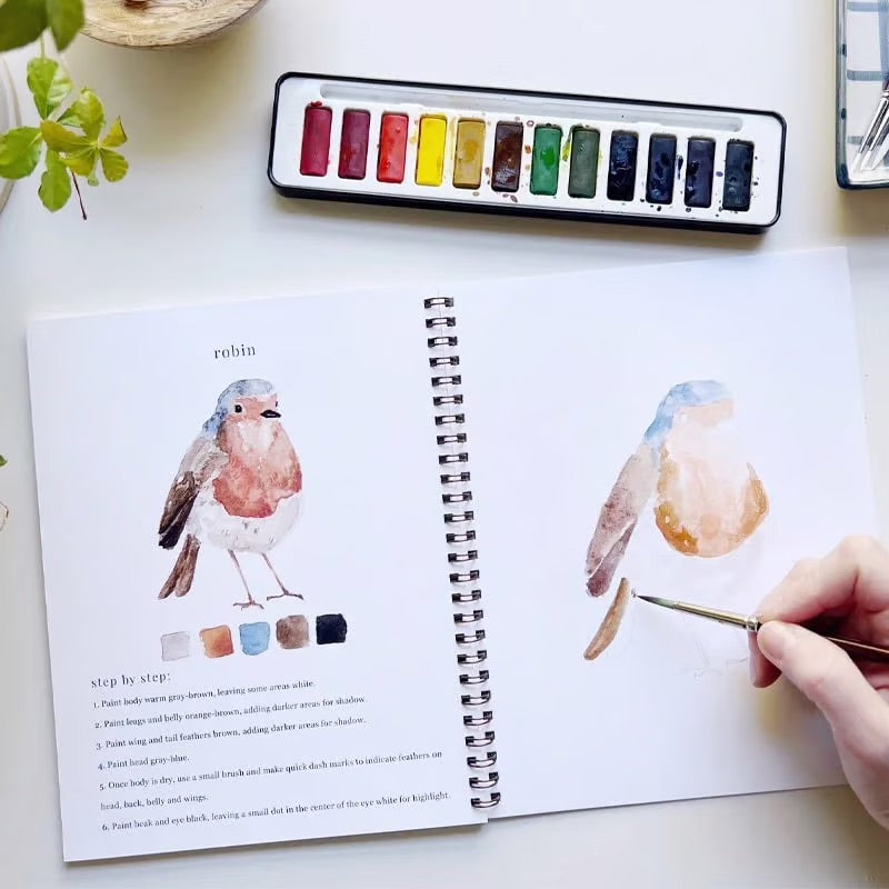 Aquarella™ | Unleash your creativity with our fun watercolor coloring book!