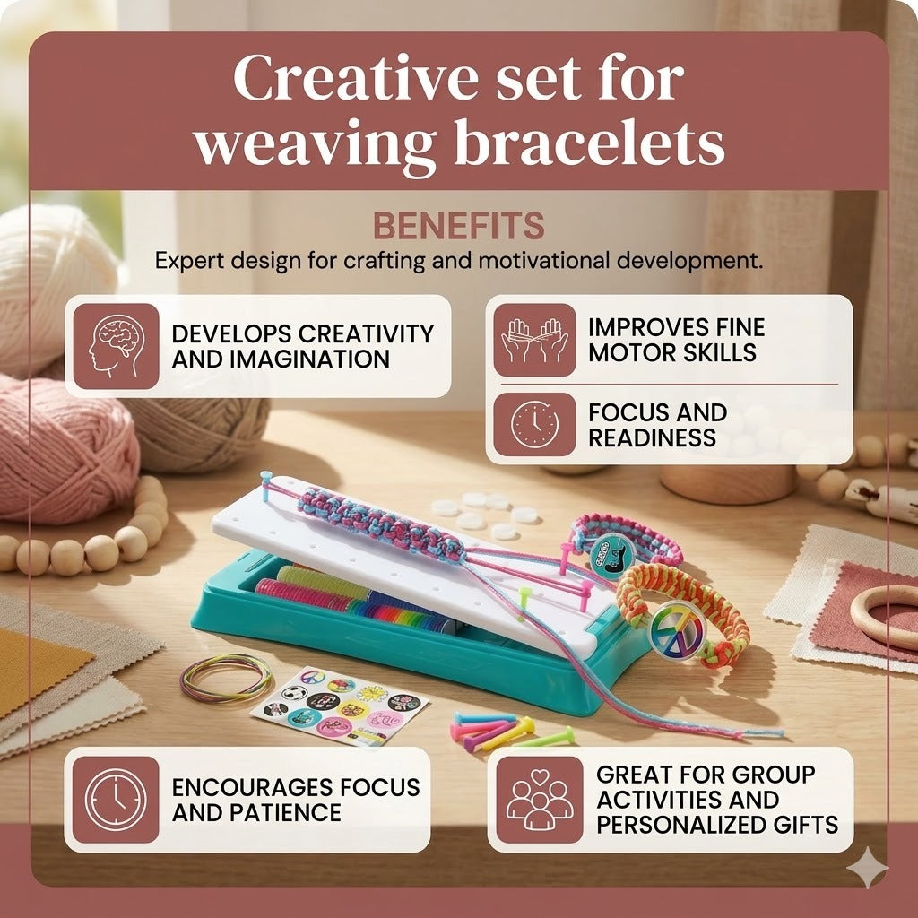 Creative Bracelet Weaving Set
