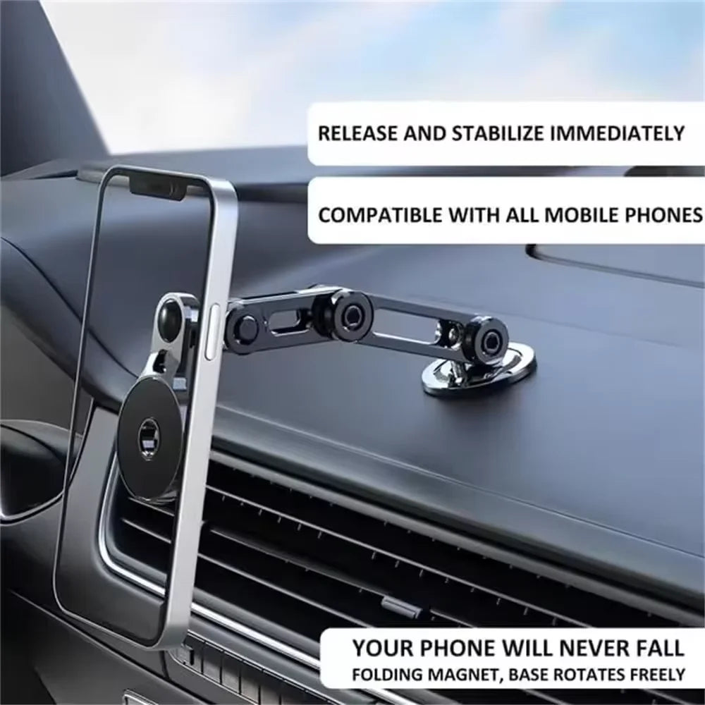 Aluminum Car Phone Holder | FREE Car Cleaner Combo