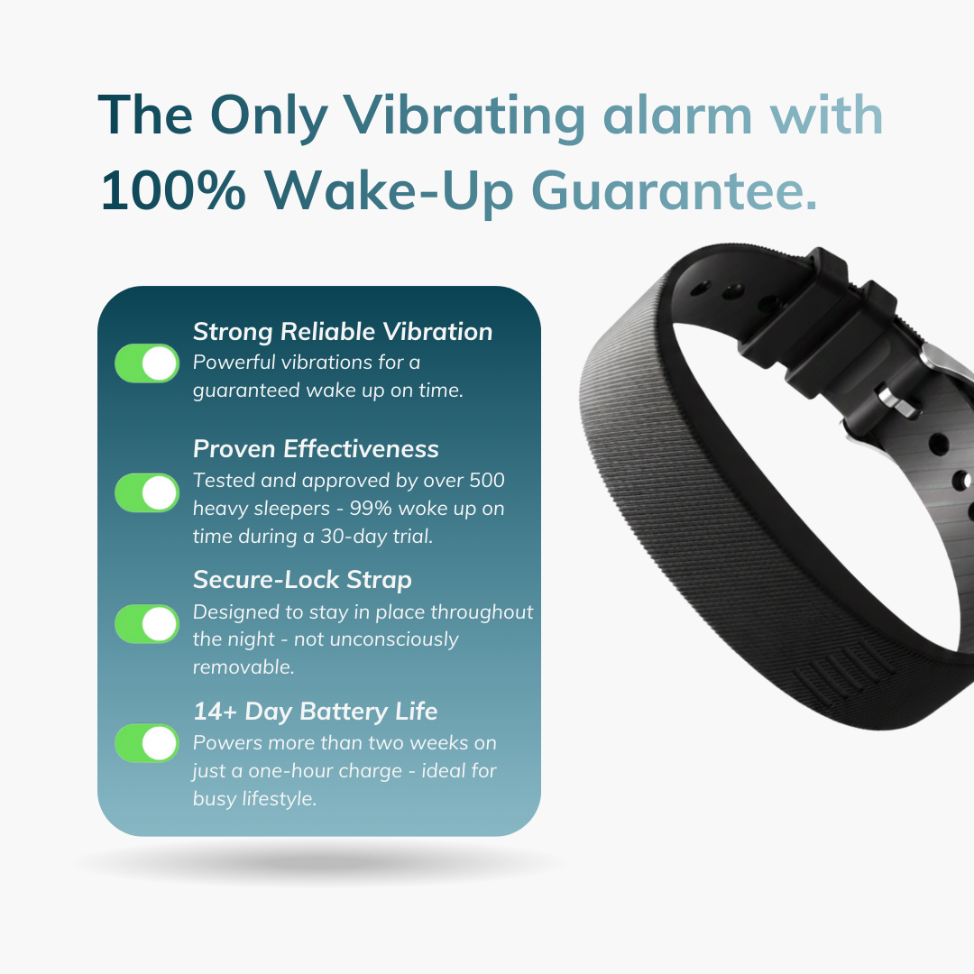 100% Wake-Up Alarm | Vibrating Peaceful Alarm