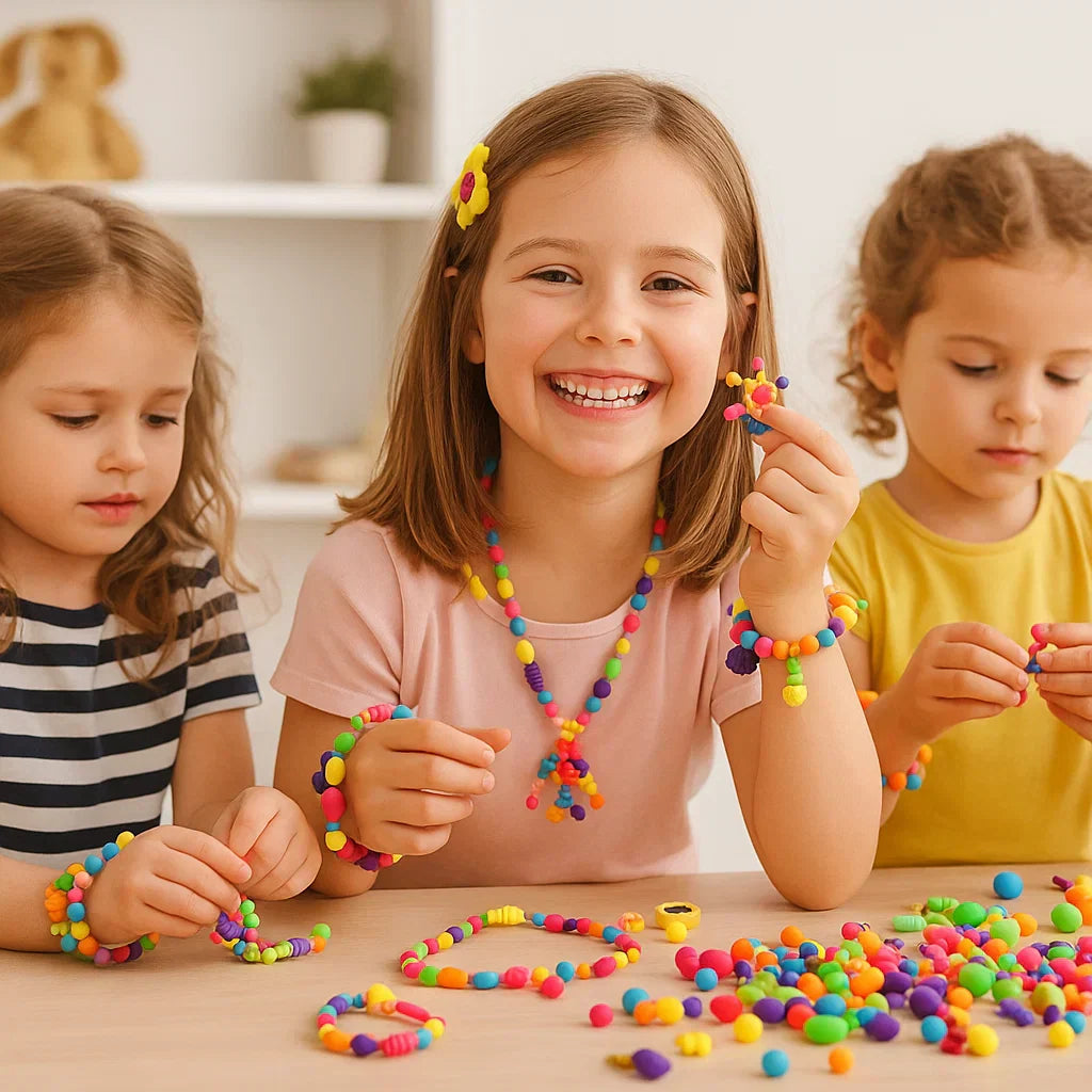 Colorful DIY Jewelry Set For Kids | Creative Play & Brain Development