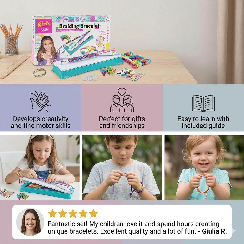 Creative Bracelet Weaving Set